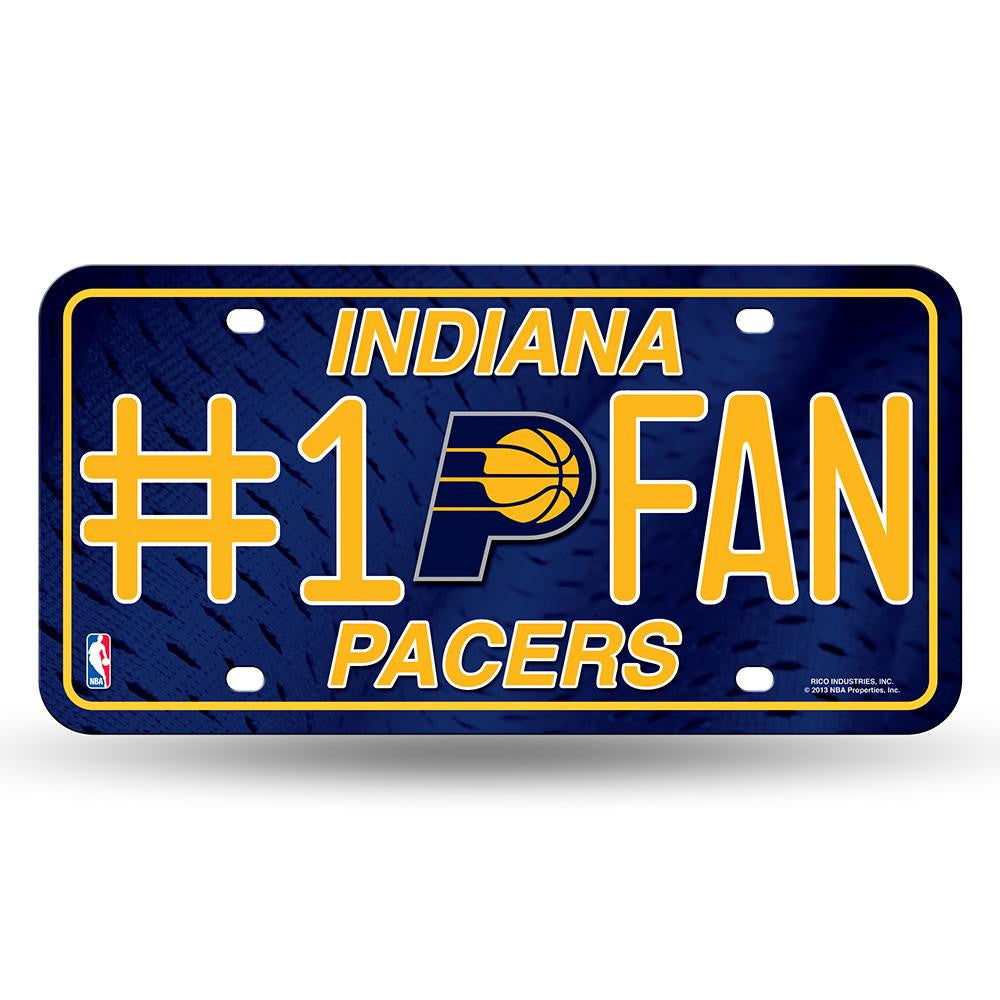 Indiana Pacers Nba Metal Tag License Plate (#1 Fan)