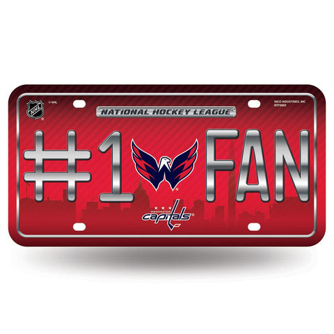 Washington Capitals Nhl Metal Tag License Plate (#1 Fan)