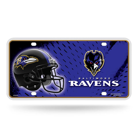 Baltimore Ravens Nfl Metal Tag License Plate