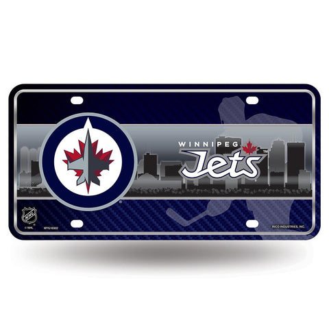 Winnipeg Jets Nhl Metal Tag License Plate