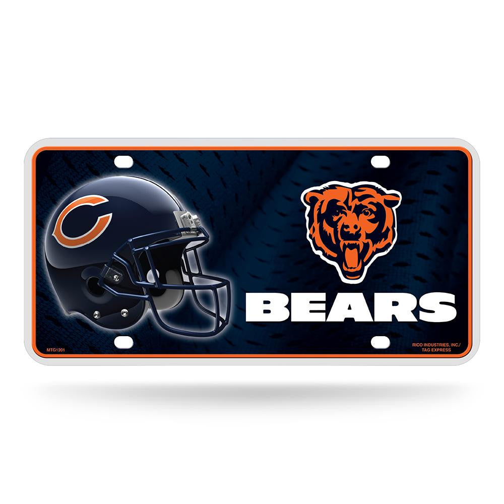 Chicago Bears Nfl Metal Tag License Plate