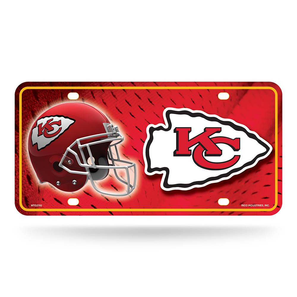 Kansas City Chiefs Nfl Metal Tag License Plate