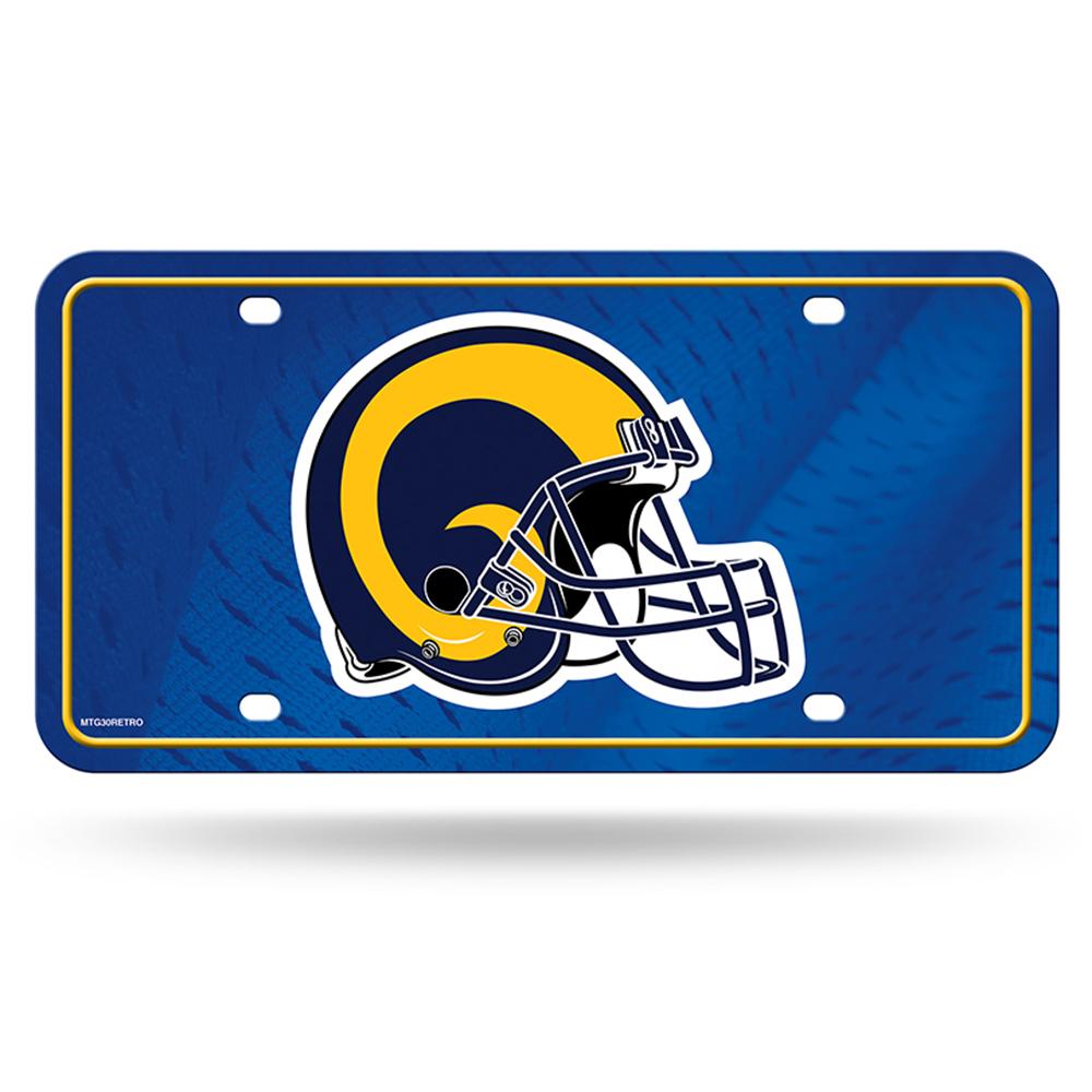 Los Angeles Rams Nfl Metal Tag License Plate