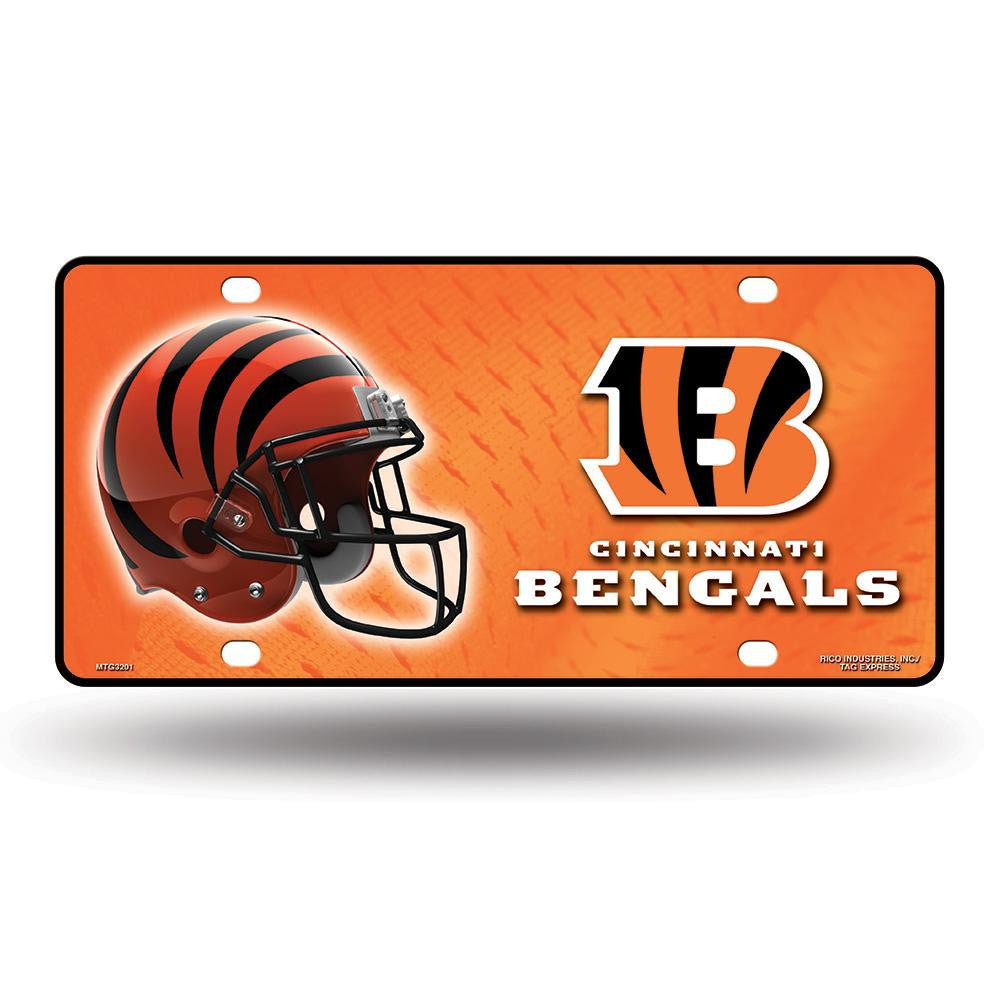 Cincinnati Bengals Nfl Metal Tag License Plate