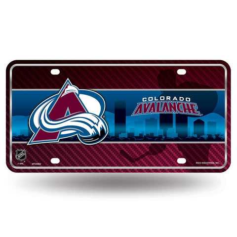 Colorado Avalanche Nhl Metal Tag License Plate