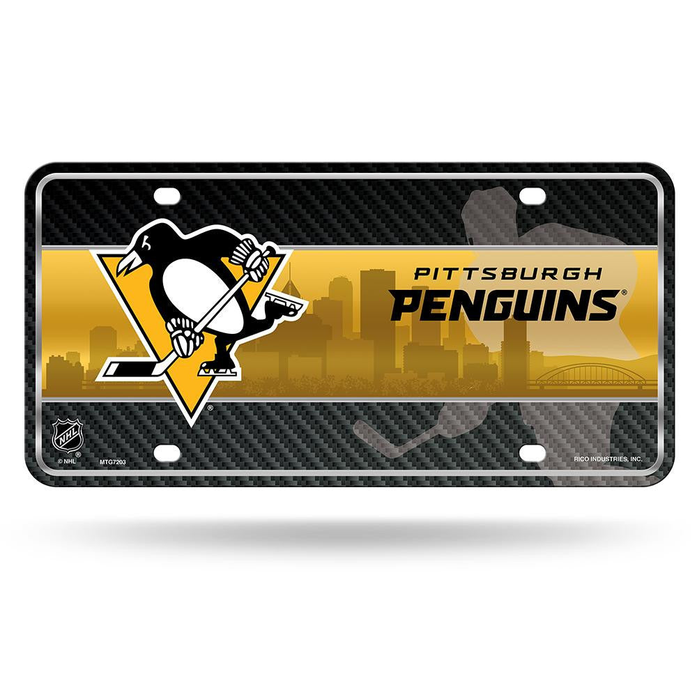 Pittsburgh Penguins Nhl Metal Tag License Plate