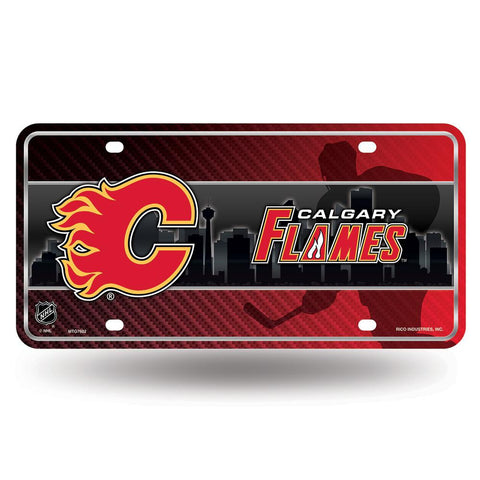 Calgary Flames Nhl Metal Tag License Plate