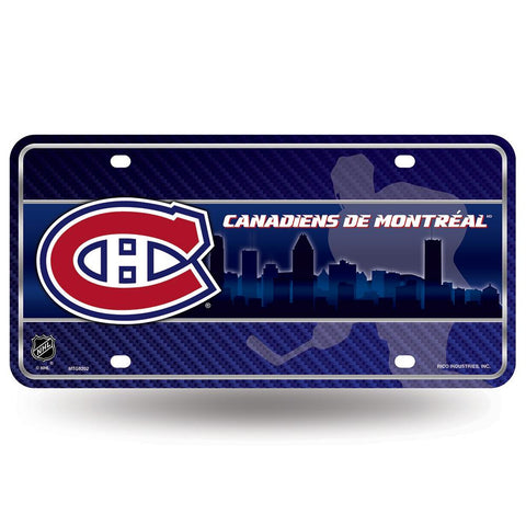 Montreal Canadiens Nhl Metal Tag License Plate