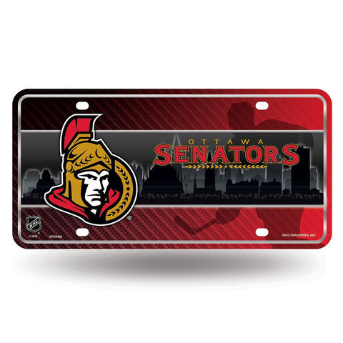 Ottawa Senators Nhl Metal Tag License Plate