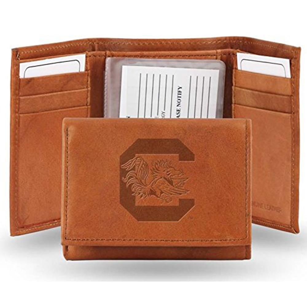 South Carolina Gamecocks Ncaa Manmade Leather Tri-fold