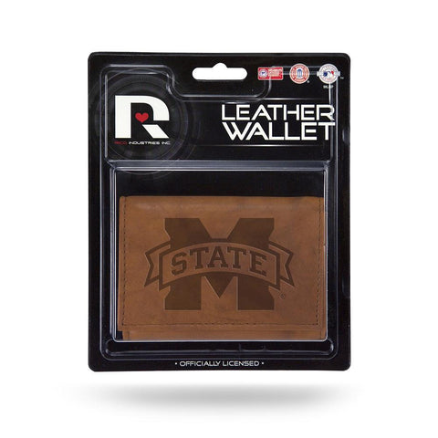 Mississippi State Bulldogs Ncaa Manmade Leather Tri-fold