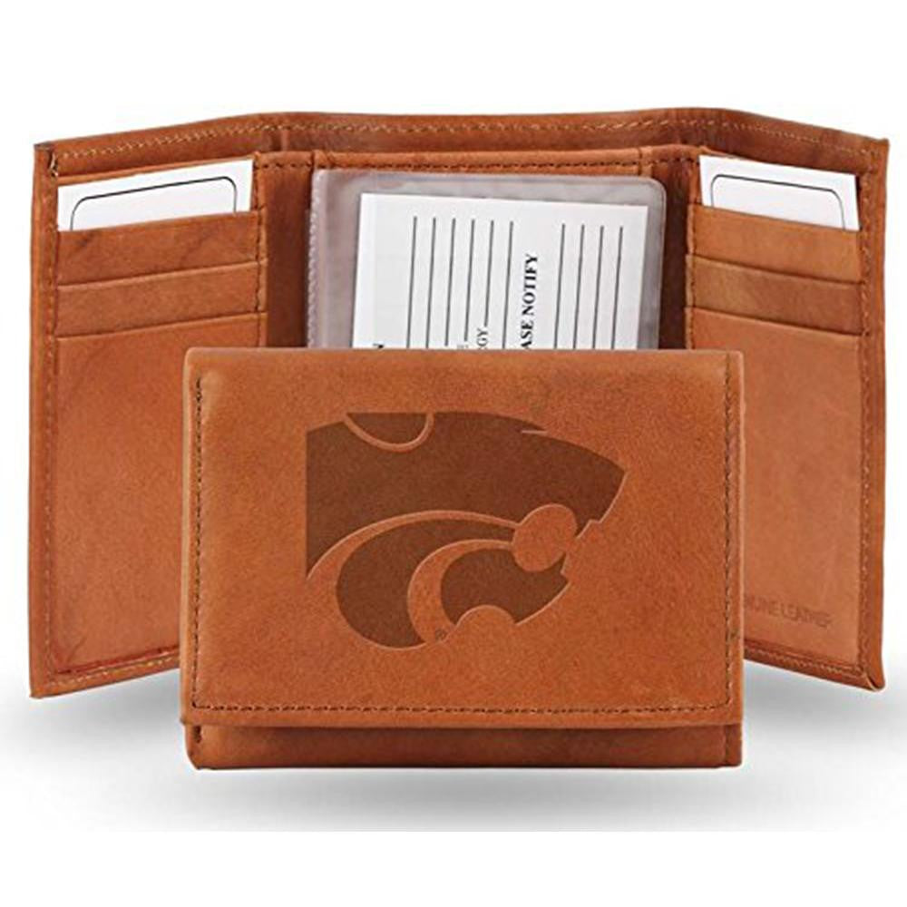 Kansas State Wildcats Ncaa Manmade Leather Tri-fold