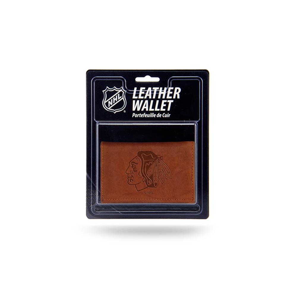 Chicago Blackhawks Nhl Manmade Leather Tri-fold