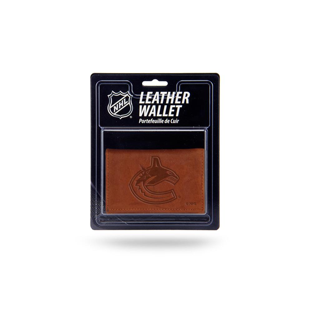 Vancouver Canucks Nhl Manmade Leather Tri-fold