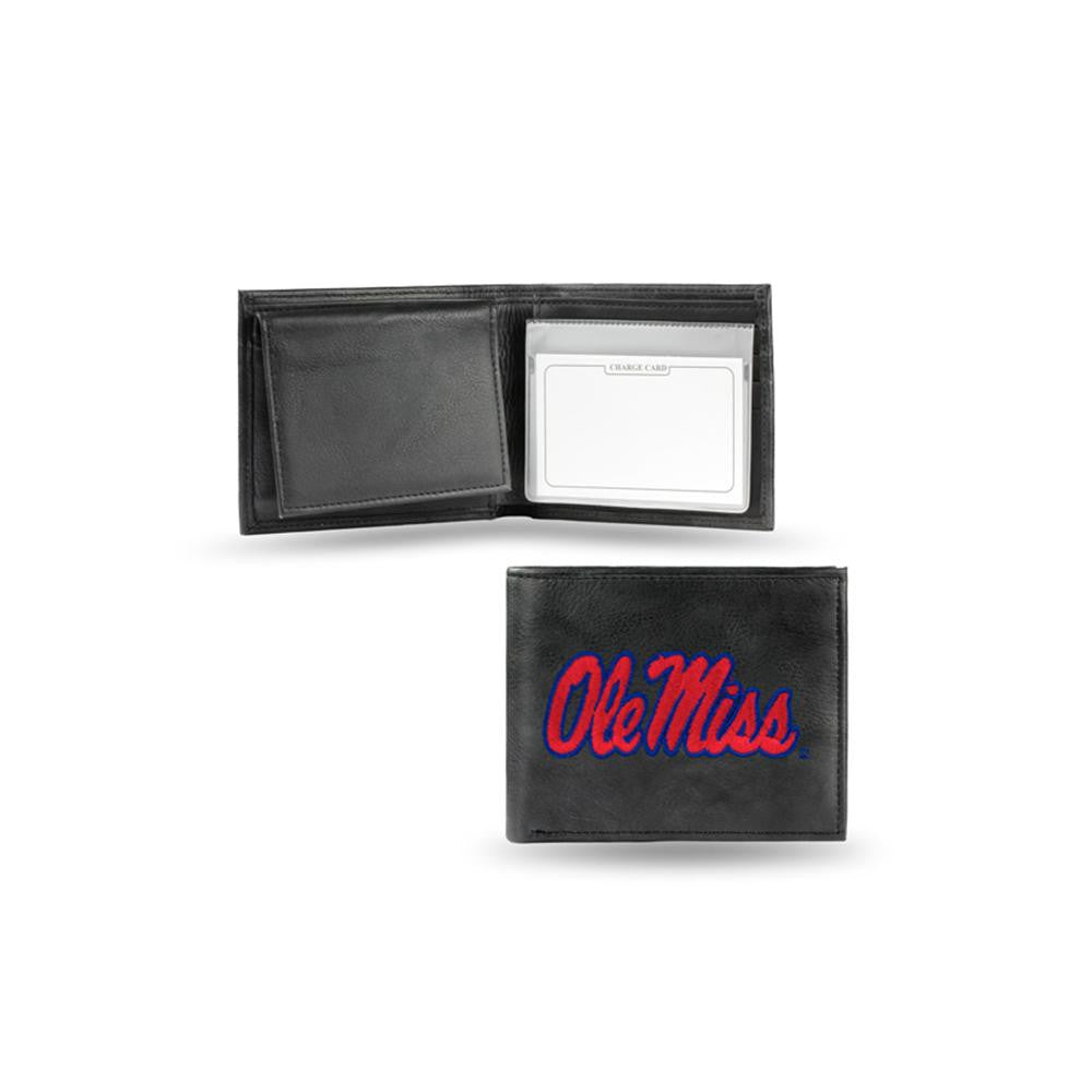 Mississippi Rebels Ncaa Embroidered Billfold Wallet