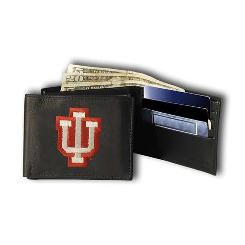 Indiana Hoosiers Ncaa Embroidered Billfold Wallet