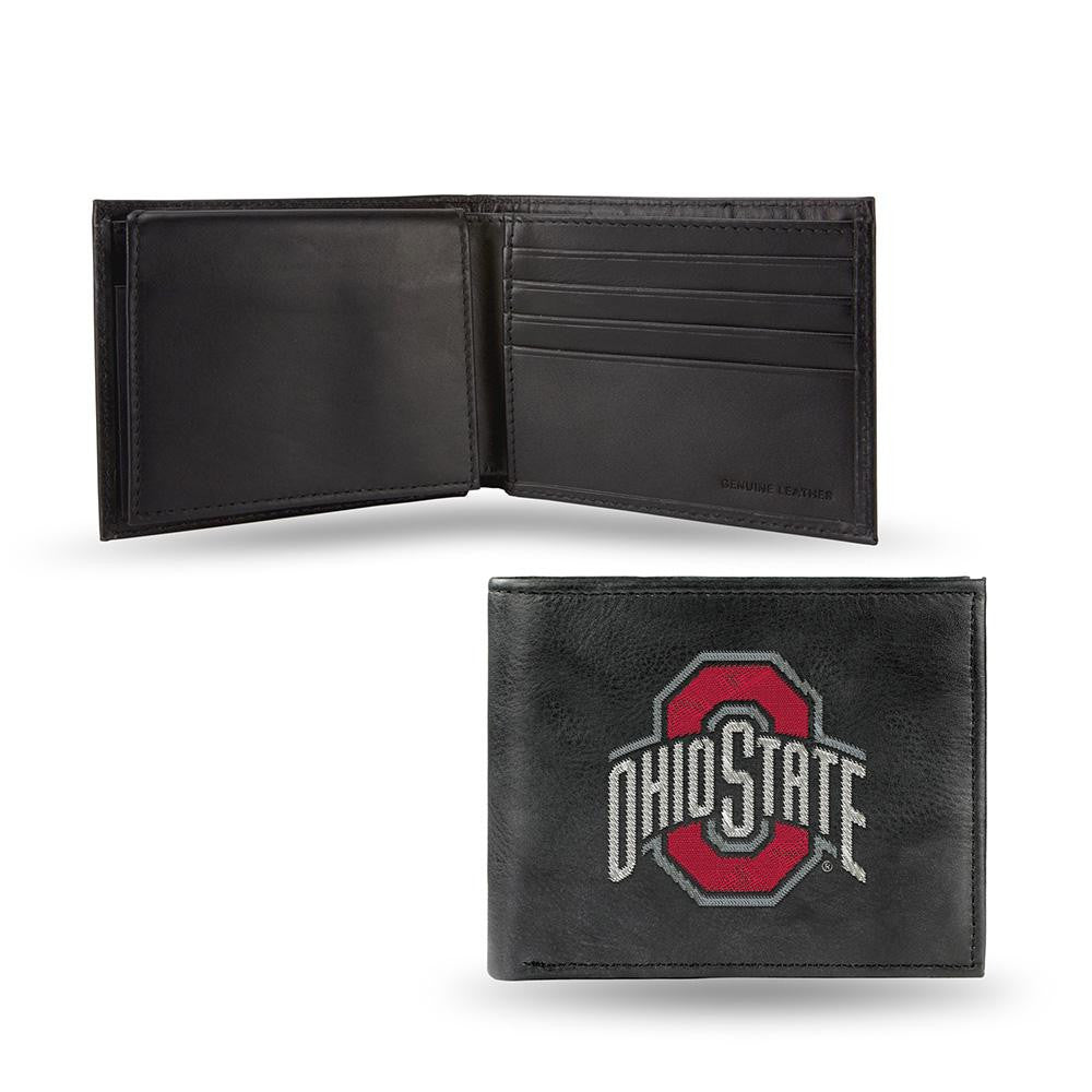 Ohio State Buckeyes  Embroidered Billfold Wallet