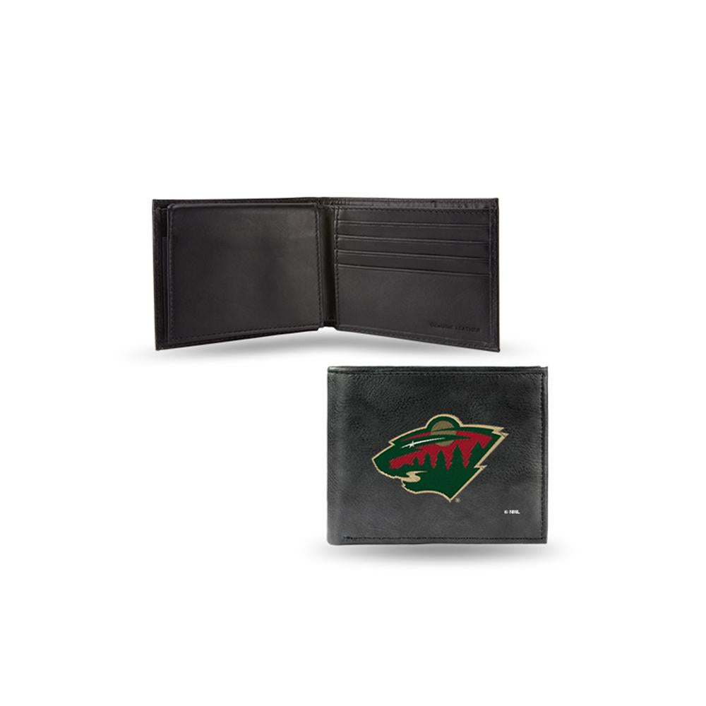 Minnesota Wild Nhl Embroidered Billfold Wallet