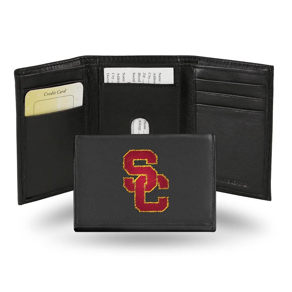 Usc Trojans  Embroidered Trifold Wallet