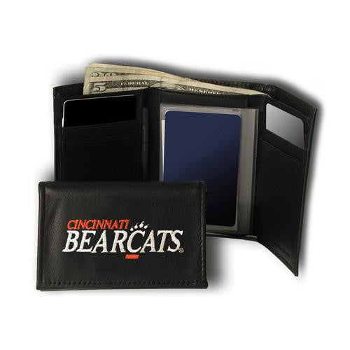 Cincinnati Bearcats Ncaa Embroidered Trifold Wallet