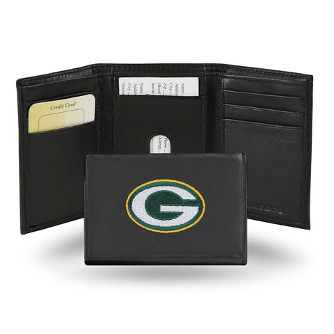 Green Bay Packers  Embroidered Trifold Wallet