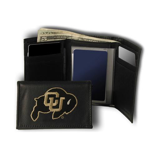 Colorado Golden Buffaloes Ncaa Embroidered Trifold Wallet