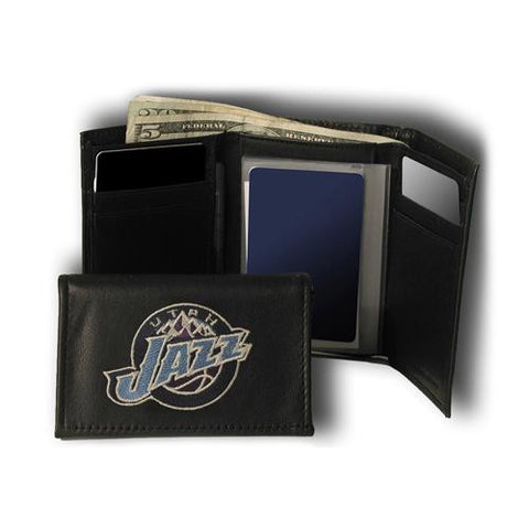 Utah Jazz NBA Embroidered Trifold Wallet