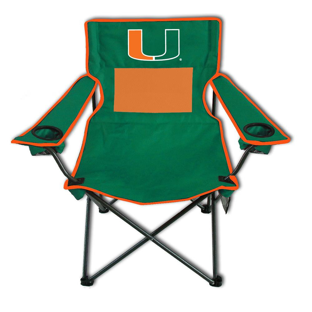 Miami Hurricanes Ncaa Ultimate Adult Monster Mesh Tailgate Chair