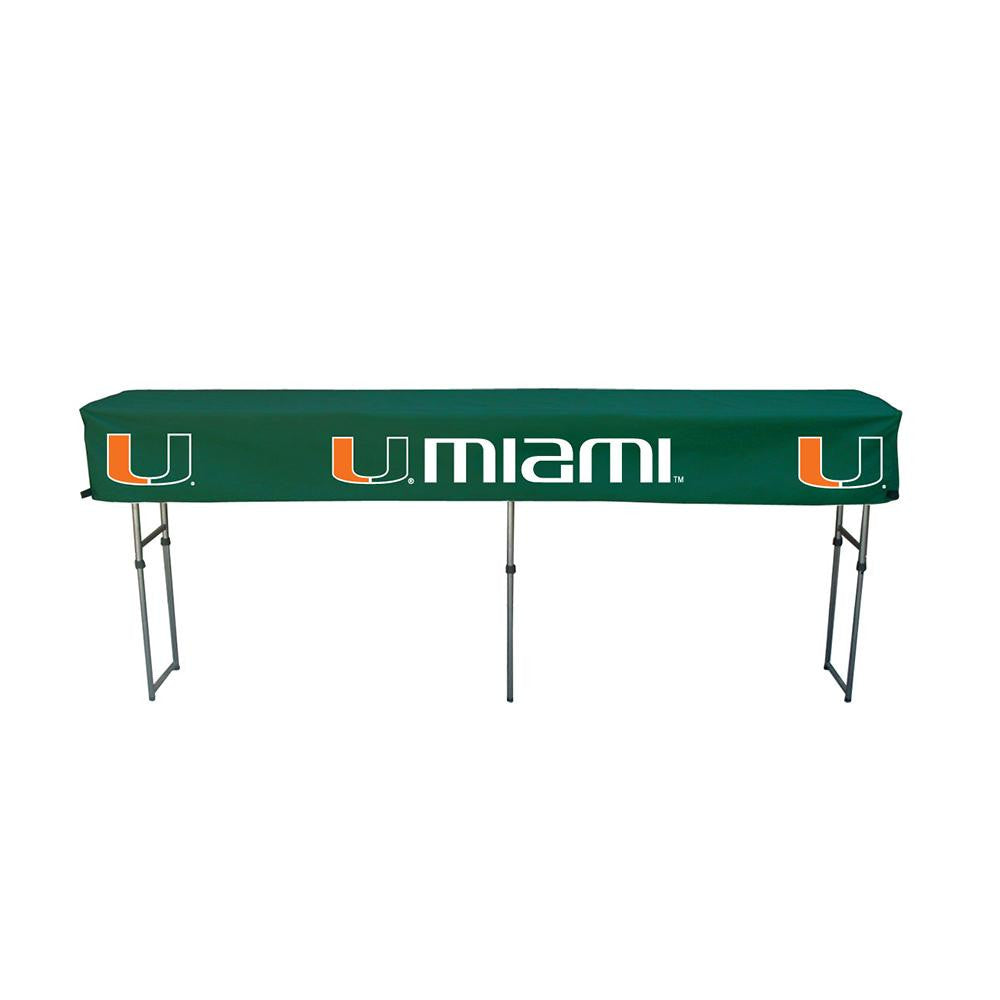 Miami Hurricanes Ncaa Ultimate Buffet-gathering Table Cover