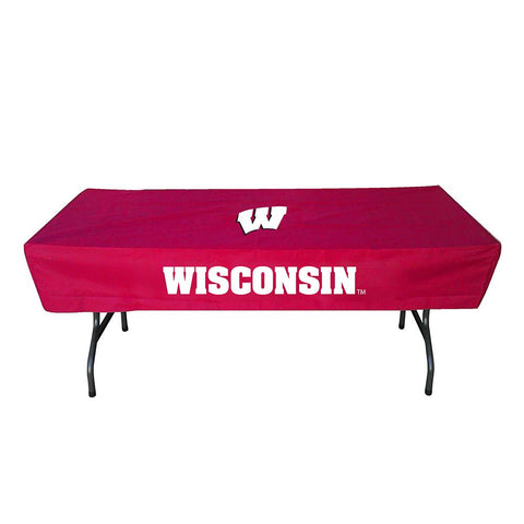 Wisconsin Badgers Ncaa Ultimate 6 Foot Table Cover