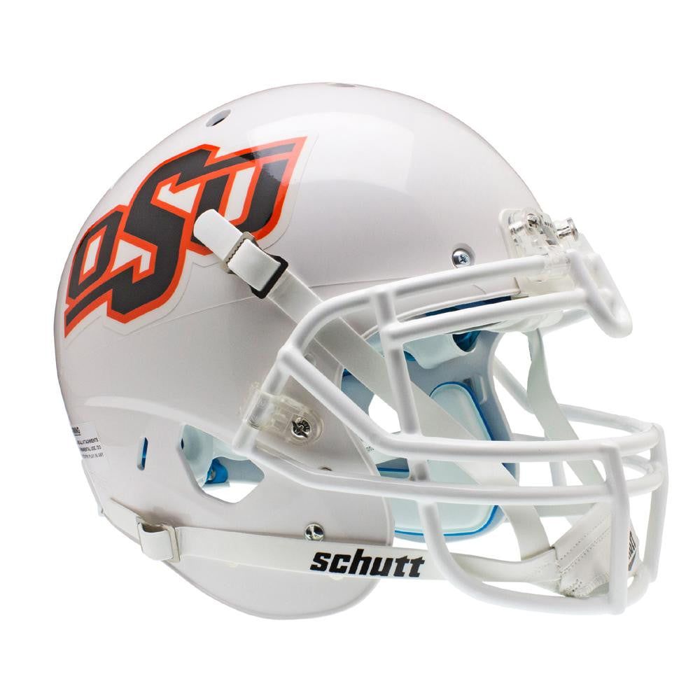 Oklahoma State Cowboys Ncaa Authentic Air Xp Full Size Helmet (alternate White 2)