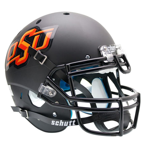 Oklahoma State Cowboys Ncaa Authentic Air Xp Full Size Helmet (alternate Black 3)