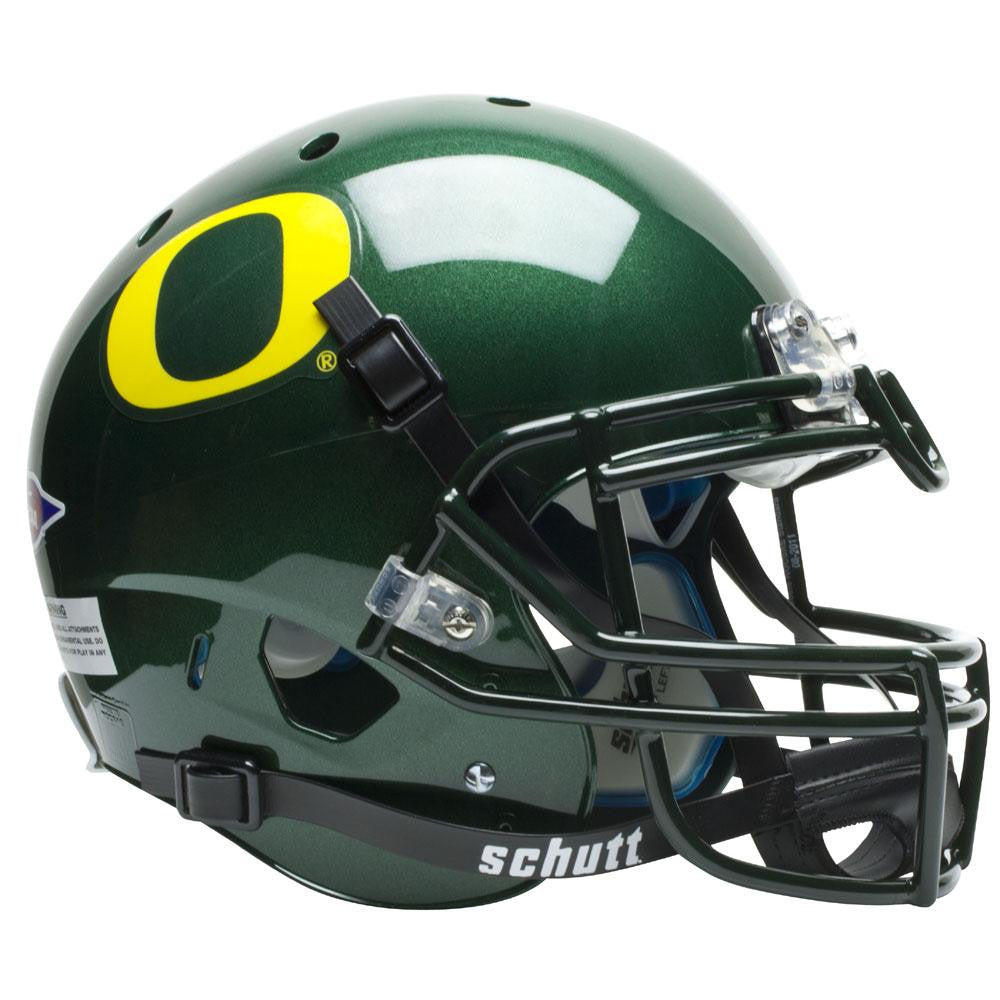 Oregon Ducks Ncaa Authentic Air Xp Full Size Helmet (alternate W- Gd Decal 1)