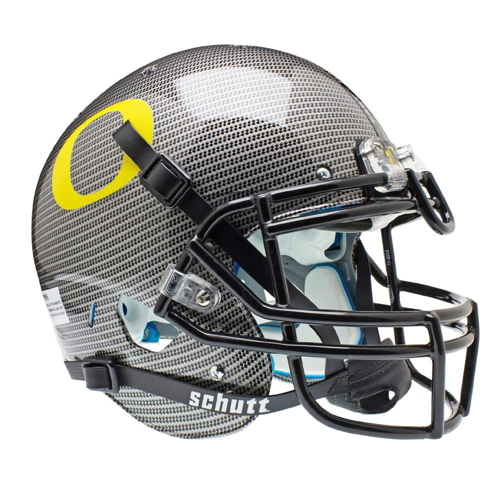 Oregon Ducks Ncaa Authentic Air Xp Full Size Helmet (alternate Carbon Fiber 4)