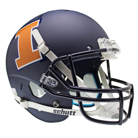 Illinois Fighting Illini Ncaa Replica Air Xp Full Size Helmet (alternate Navy 1)