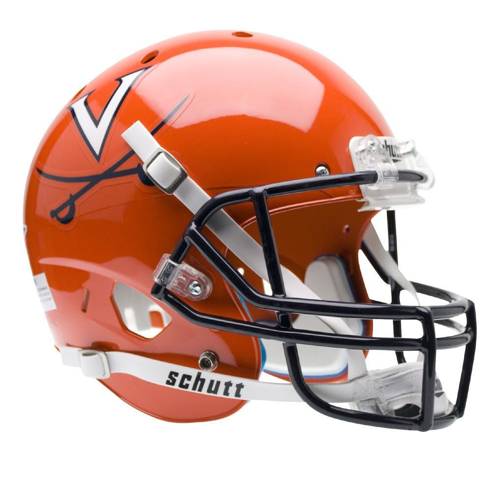 Virginia Cavaliers Ncaa Replica Air Xp Full Size Helmet (alternate Orange 1)