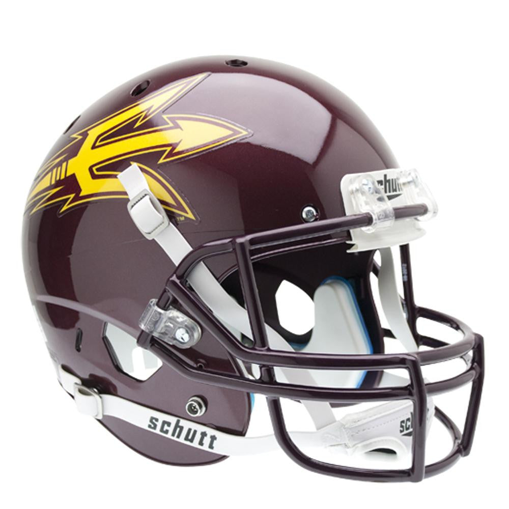 Arizona State Sun Devils Ncaa Replica Air Xp Full Size Helmet (alternate Maroon 3)