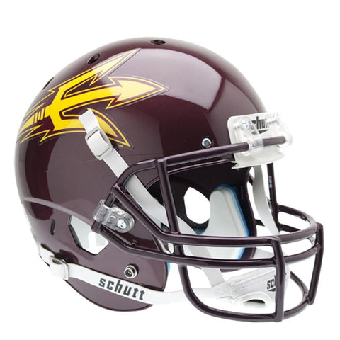 Arizona State Sun Devils Ncaa Replica Air Xp Full Size Helmet (alternate Maroon 3)