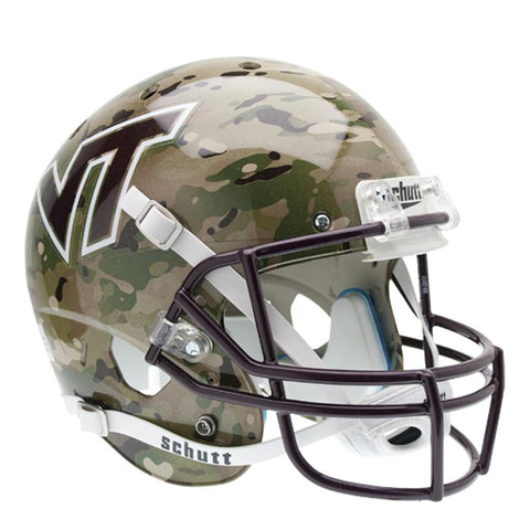 Virginia Tech Hokies Ncaa Replica Air Xp Full Size Helmet (alternate Camo 5)