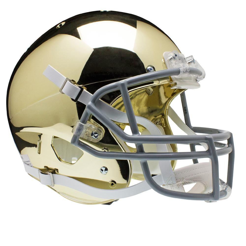 Notre Dame Fighting Irish Ncaa Replica Air Xp Full Size Helmet (alternate Gold Chrome 2)