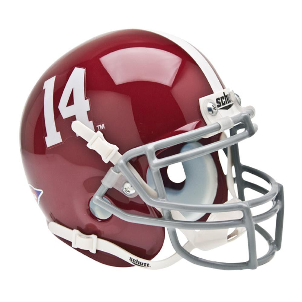 Alabama Crimson Tide Ncaa Authentic Mini 1-4 Size Helmet