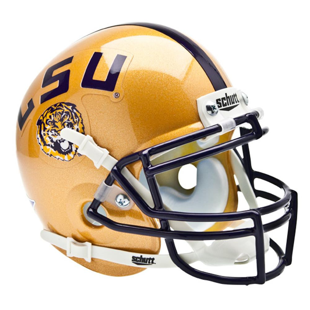 Lsu Tigers Ncaa Authentic Mini 1-4 Size Helmet (alternate 1 2009)