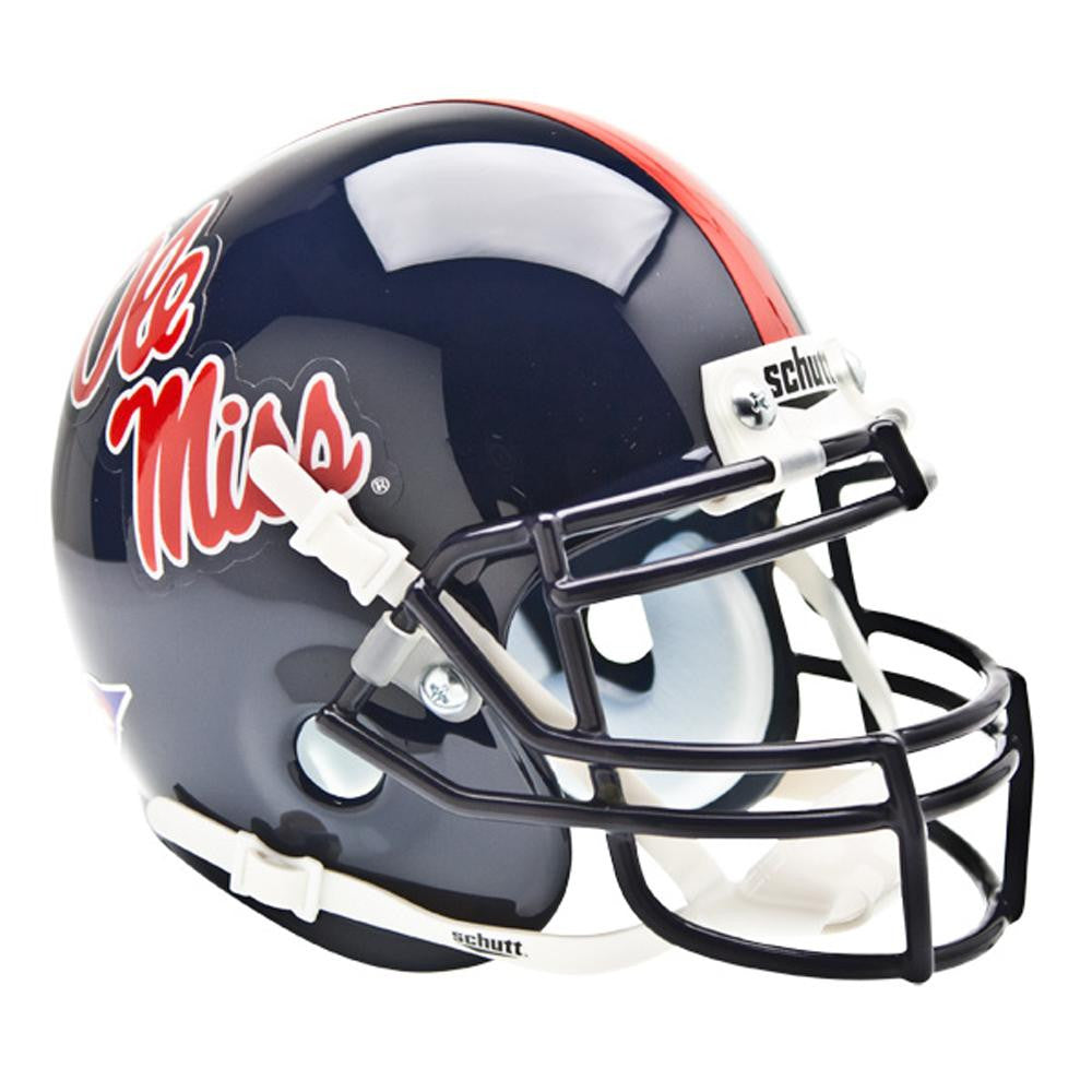 Mississippi Rebels Ncaa Authentic Mini 1-4 Size Helmet