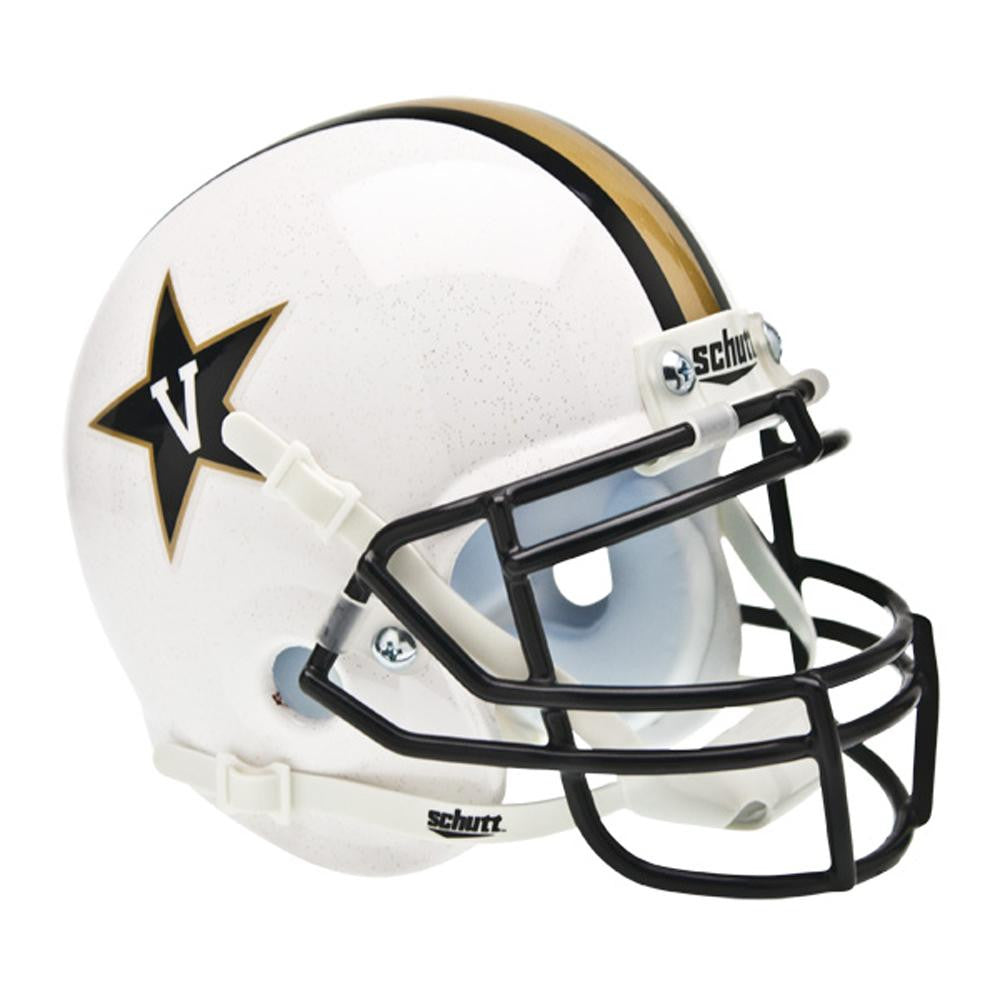 Vanderbilt Commodores Ncaa Authentic Mini 1-4 Size Helmet (alternate White 1)