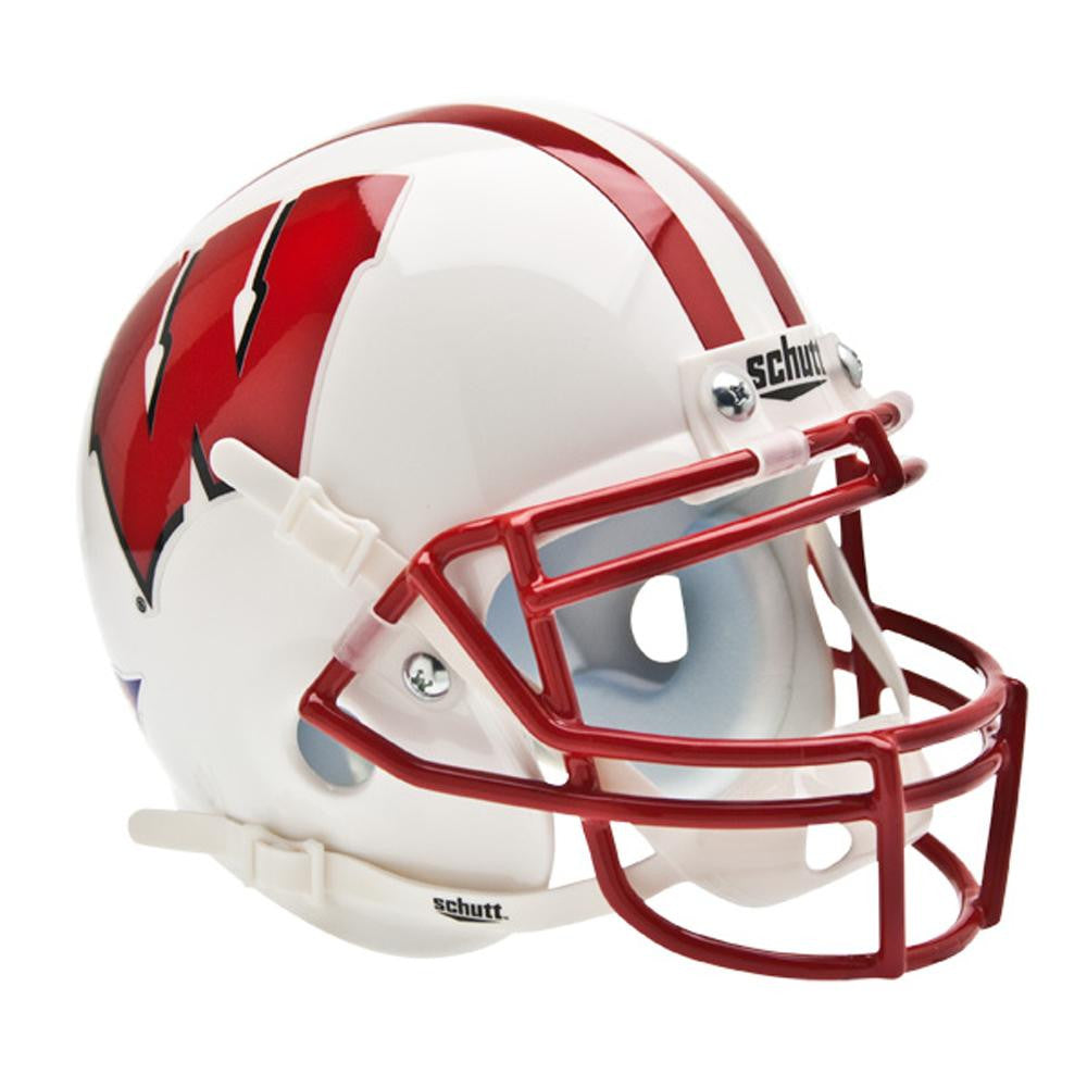 Wisconsin Badgers Ncaa Authentic Mini 1-4 Size Helmet