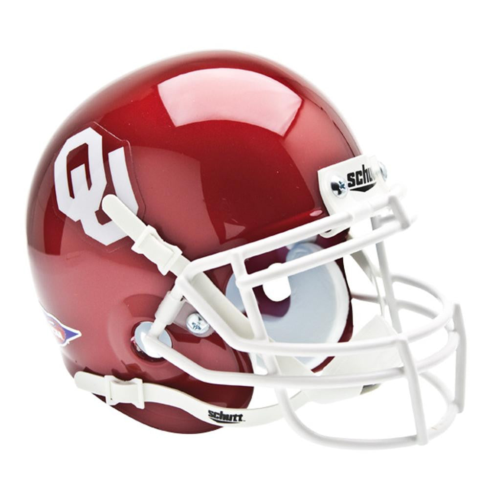 Oklahoma Sooners Ncaa Authentic Mini 1-4 Size Helmet