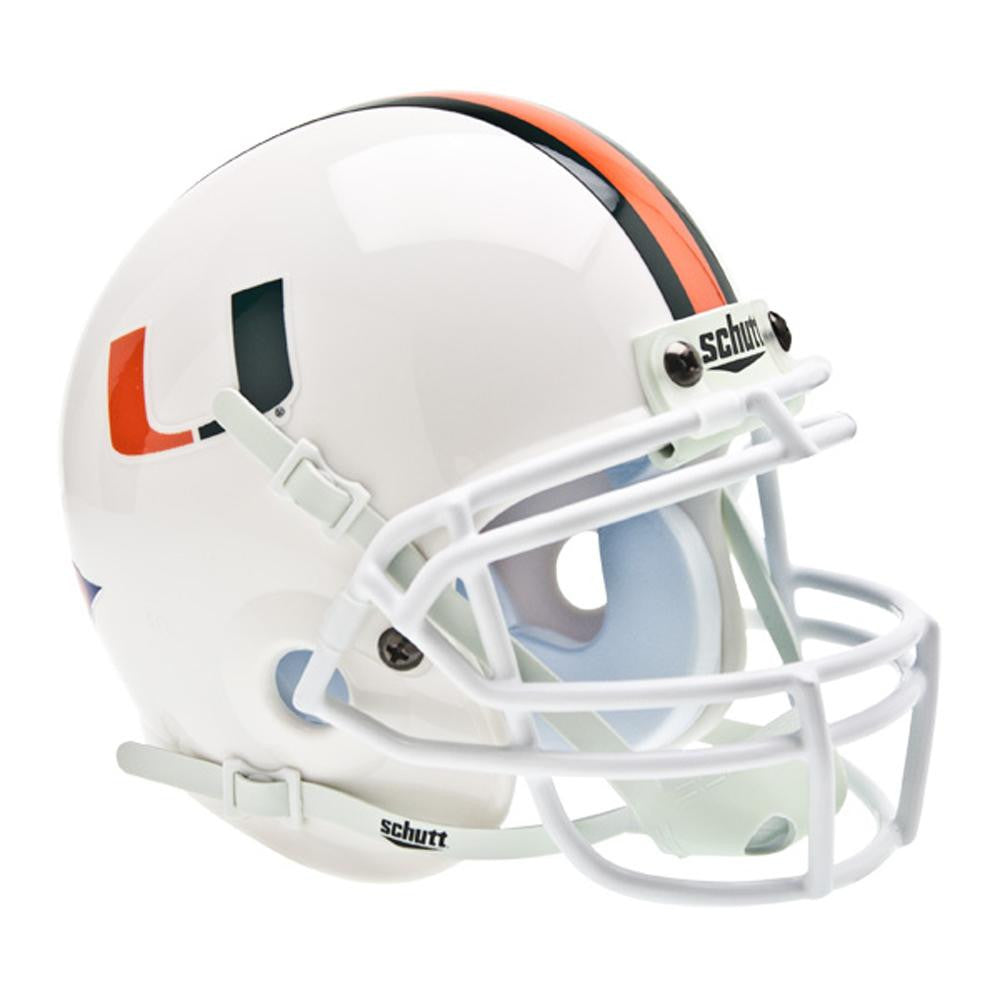 Miami Hurricanes Ncaa Authentic Mini 1-4 Size Helmet