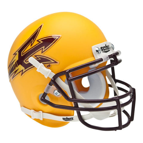 Arizona State Sun Devils Ncaa Authentic Mini 1-4 Size Helmet (alternate Gold 1)