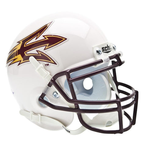 Arizona State Sun Devils Ncaa Authentic Mini 1-4 Size Helmet (alternate White 2)