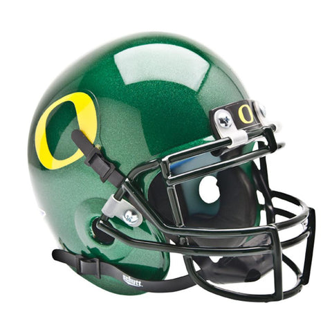 Oregon Ducks Ncaa Authentic Mini 1-4 Size Helmet (alternate W- Gd Decal 1)